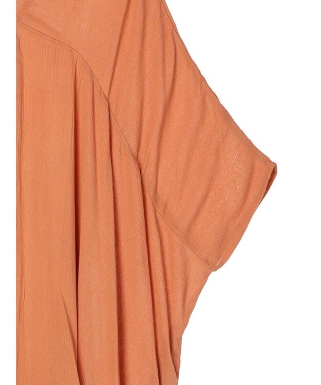 earth music&ecology レーヨンビッグシャツチュニック Orange