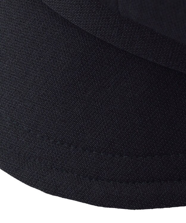 MOONBAT 【日本製/洗える/サイズ調整】フルラ (FURLA) ロゴチャーム付 キャスケット ネイビーブルー