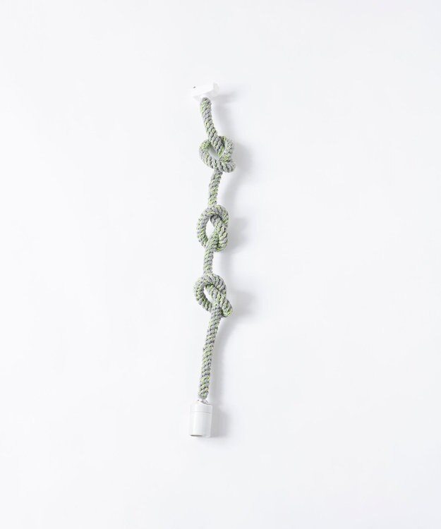 TRICOTE KNOT PENDANT LIGHT 94GRAY×YELLOW