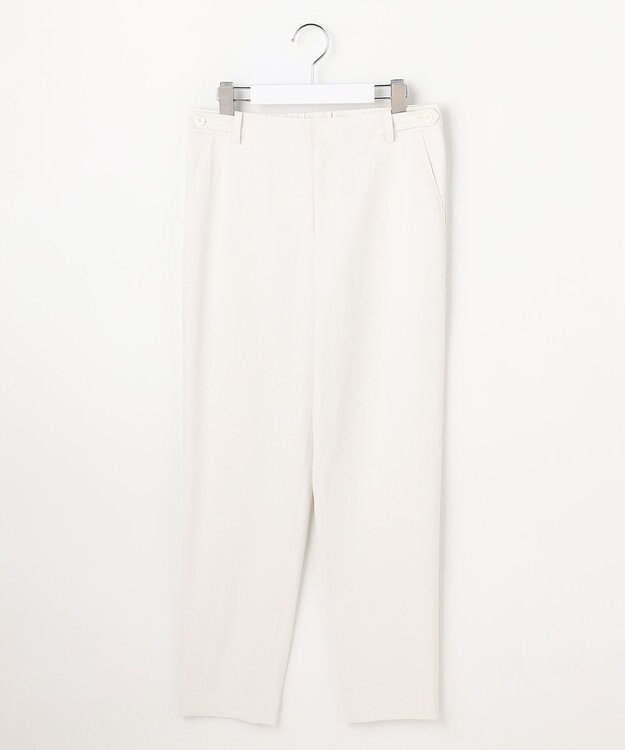 J.PRESS LADIES 麻シェルドライ テーパード パンツ ナチュラル系