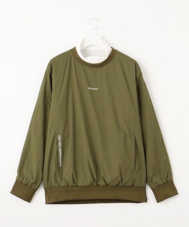 23区GOLF 5WAY着用可能【MEN】【ストレッチ】ツインスニード カーキ系