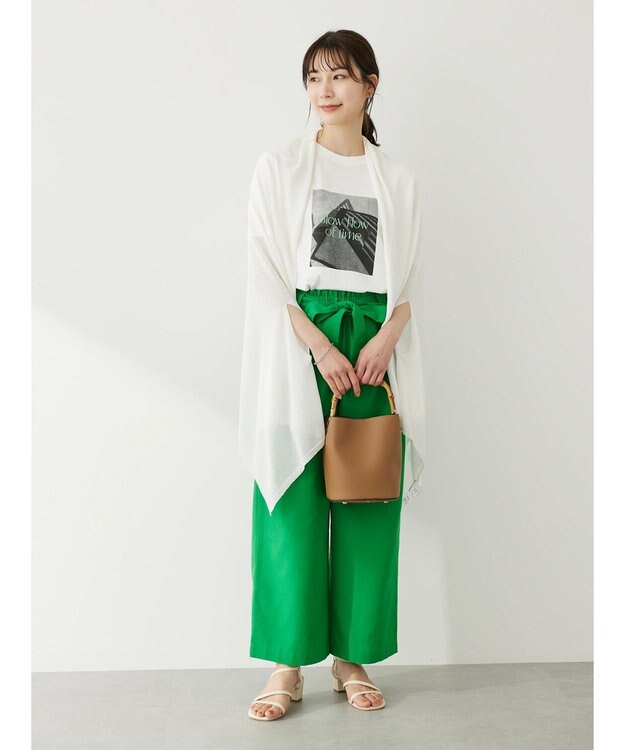 Green Parks Ｂ．ストールカーデ Off White