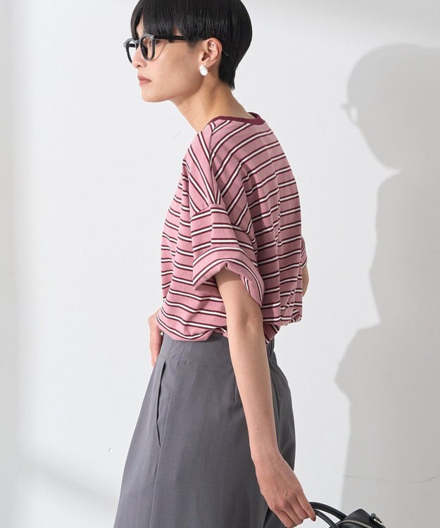 AMERICAN HOLIC レトロボーダープルオーバー Pink