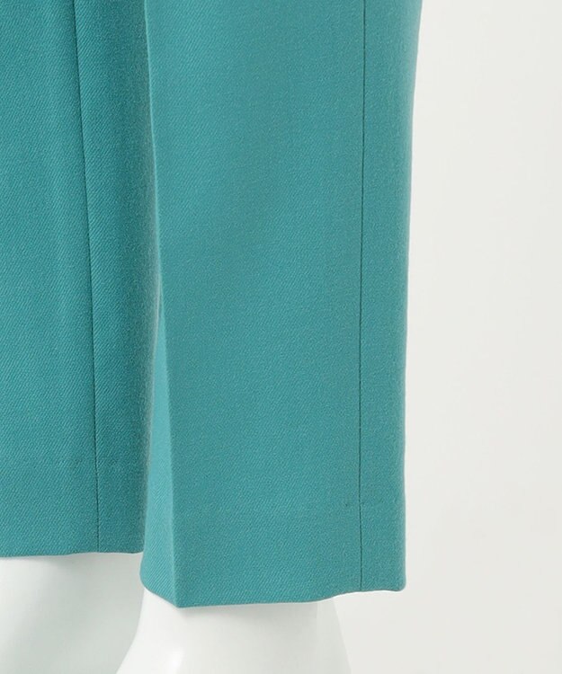 23区 【R(アール)】カラーウールツイル パンツ ターコイズブルー系