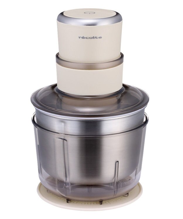 YAMATO テーブル＆キッチン 【レコルト】フードプロセッサーコンボ  クリームホワイト  RCP-6(W) ホワイト