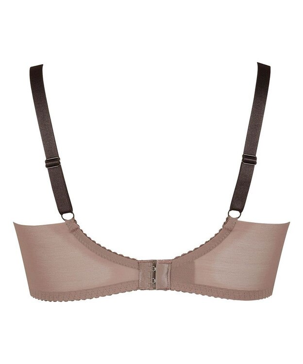 WACOAL 【重力に負けないバストケアBra】 ブラジャー バストを重力から守る まる胸キープ 脇高設計 サイドから背中のラインすっきり レディース BRB414 /ワコール ダークブラウン