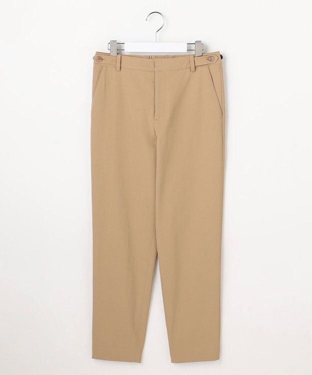 J.PRESS LADIES 麻シェルドライ テーパード パンツ キャメル系