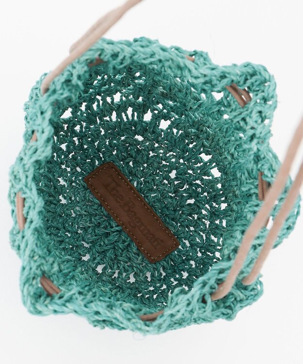 ONWARD CROSSET SELECT 【BAGMATI】アバカ巾着ショルダーバッグ GREEN