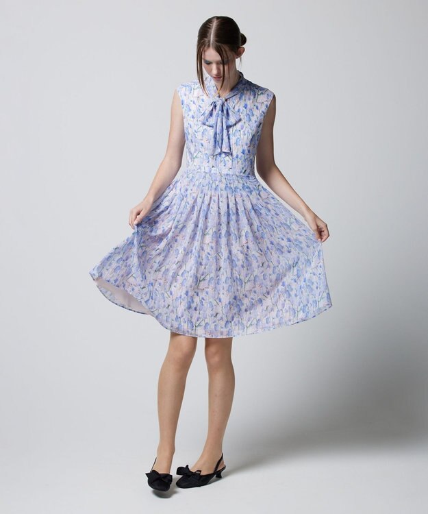 TOCCA 【消臭＆洗える】TULIP GARDEN ドレス ブルー系5