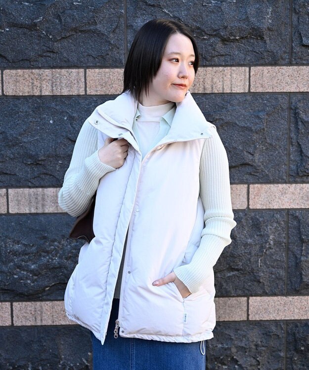 KWD 【日本製/高品質ダウン】STAND COLLAR DOWN VEST ダウンベスト