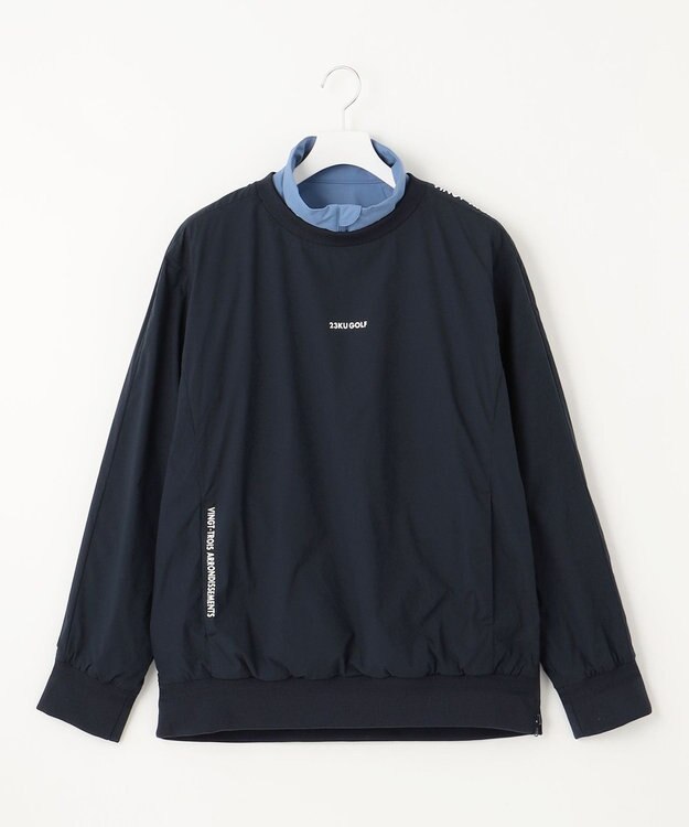 23区GOLF 5WAY着用可能【MEN】【ストレッチ】ツインスニード ネイビー系