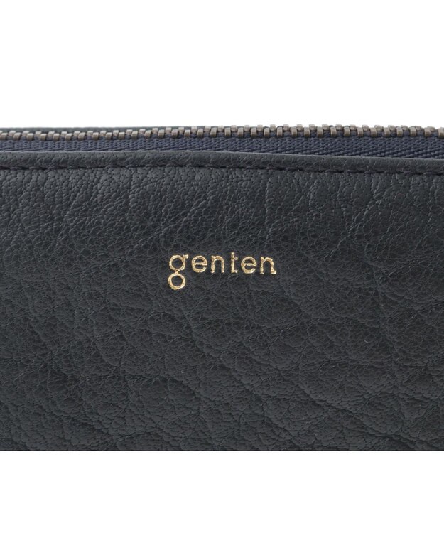 genten タスカ ポーチ ネイビー