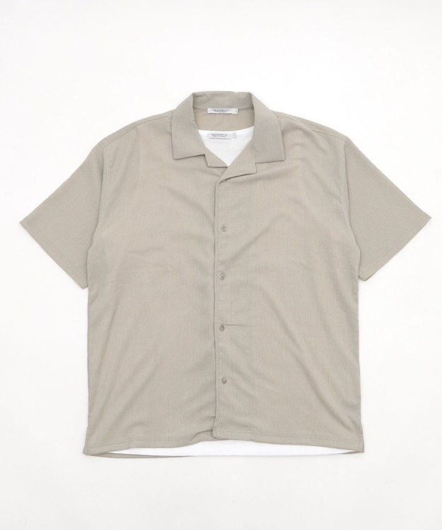 WEGO アンサンブルサッカーシャツ(SS) グレー