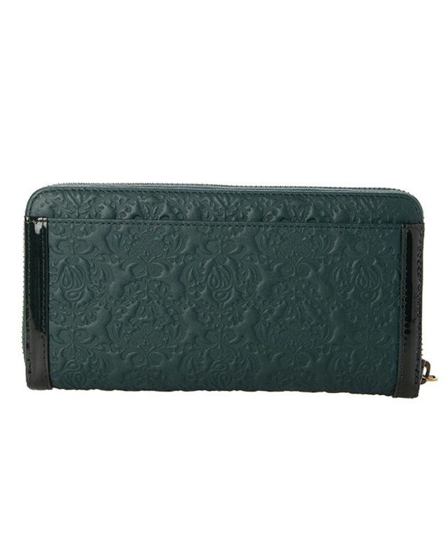ANNA SUI セルパン ラウンド長財布 グリーン