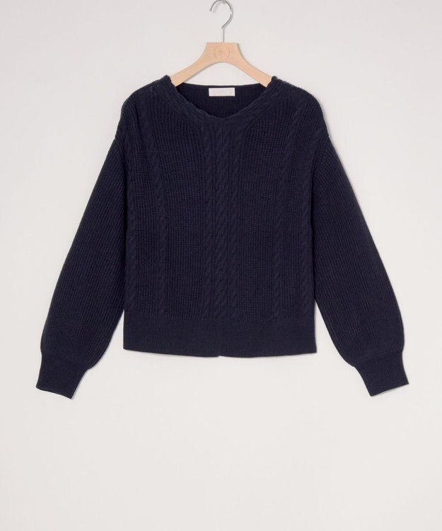 ONWARD Reuse Park 【any SiS】ニット秋冬 ネイビー