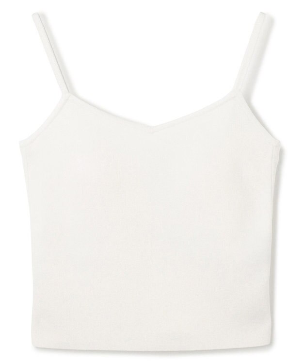 uncrave スムースニット キャミソール(カップ付き) オフ