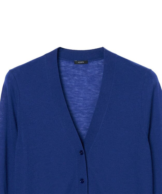 JOSEPH 【洗える】キャッシュエアー　Vネックカーディガン Cobalt