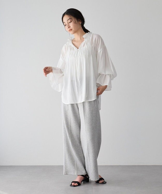 YECCA VECCA スウェットライクイージーパンツ Gray