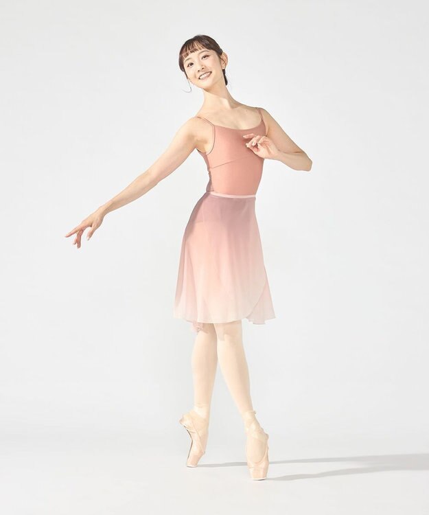 Chacott キャミソールレオタード アンティックローズ