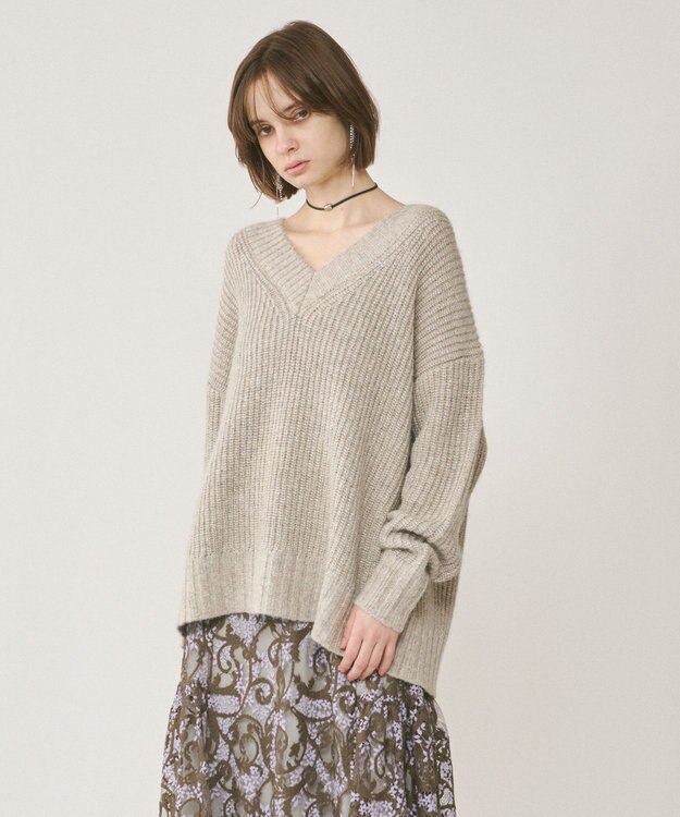 新品 GRACE CONTINENTAL グレースコンチネンタル ラメボーダーニット