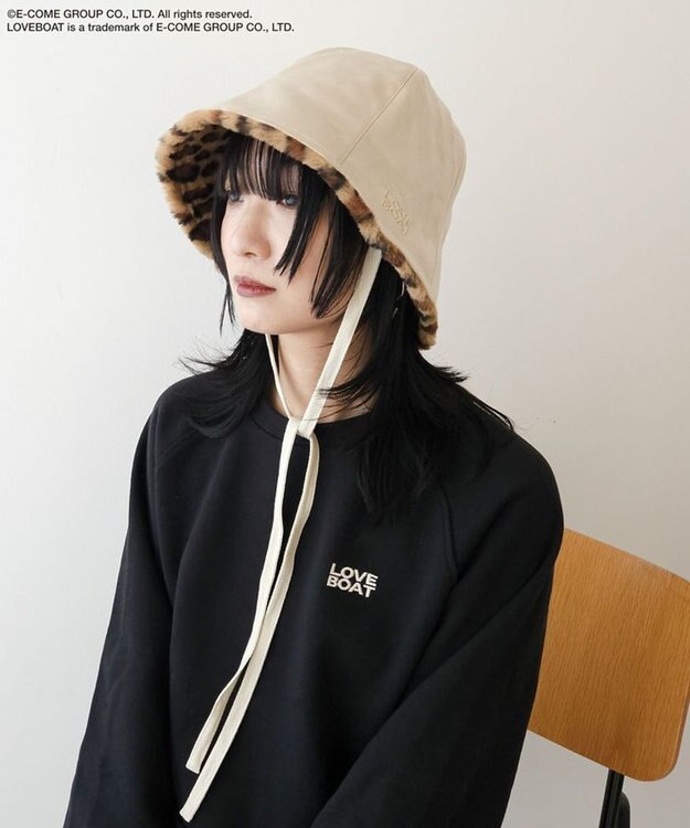 Green Parks ■ＬＯＶＥ　ＢＯＡＴ　スエード調ハット Ivory
