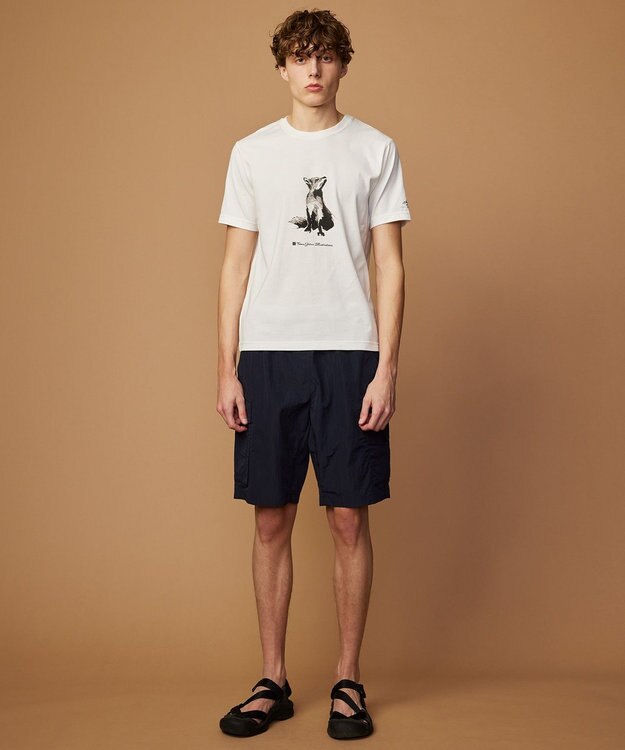 JOSEPH ABBOUD MOUNTAIN 【CREA掲載・テーム ヤルヴィモチーフ・サスティナブル】ビオグレース天竺Tシャツ ホワイト系