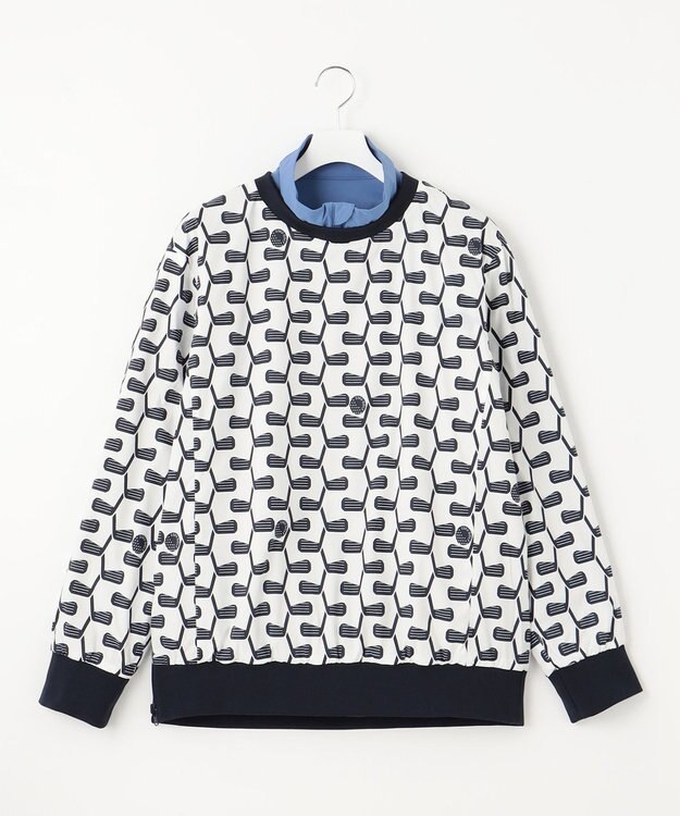 23区GOLF 5WAY着用可能【MEN】【ストレッチ】ツインスニード ネイビー系