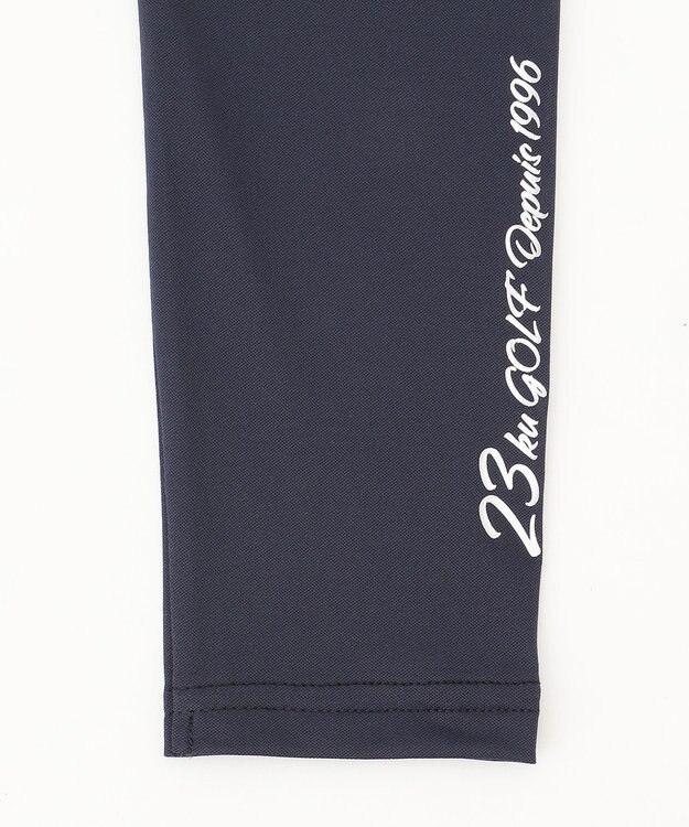 23区GOLF 【WOMEN】３０ｄカノコインナー アームカバー ネイビー系