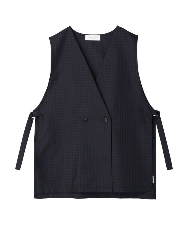 Green Parks アソート柄薄手ベスト Check