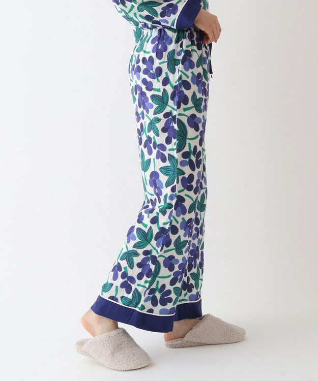 UCHINO マシュマロガーゼ グレープレディスパジャマOA ヴァイオレット