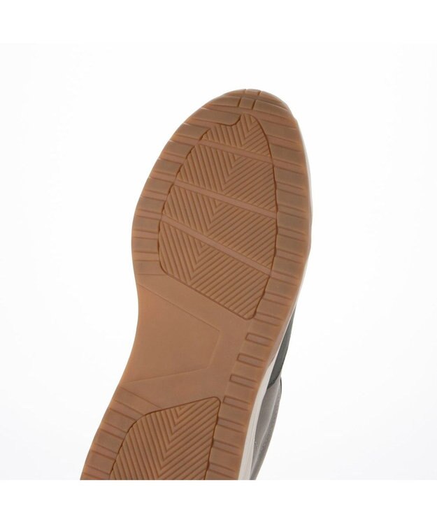 ing <ing>オールレザーレースアップスニーカー ダークグレーヌバック