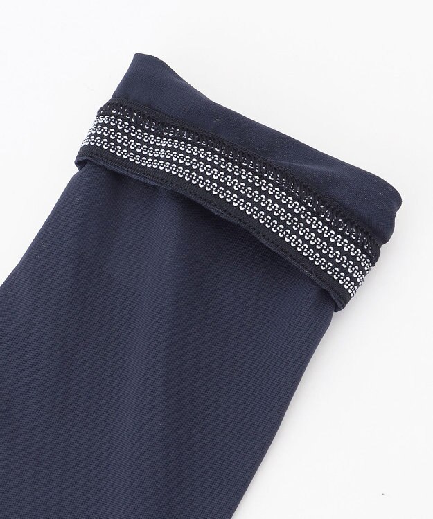 23区GOLF 【WOMEN】３０ｄカノコインナー アームカバー ネイビー系