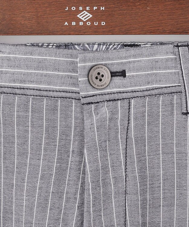 JOSEPH ABBOUD 【キングサイズ・オーガニックコットン】ドライサッカーストライプ　パンツ ブルー系2