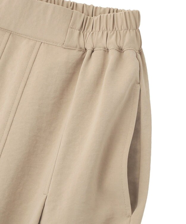 Green Parks プリーツサテンフレアスカート Light Beige