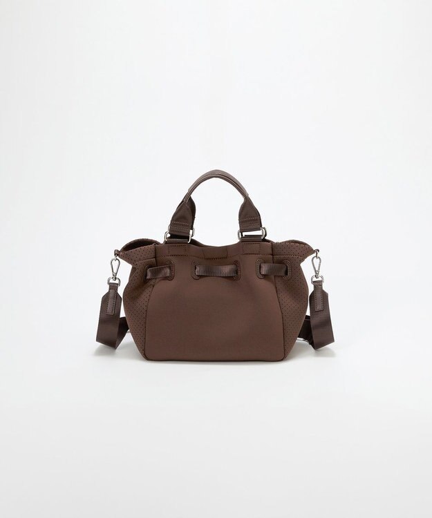 TOPKAPI 【TREASURE TOPKAPI】ネオプレン 2way ミニ トートバッグ ブラウン