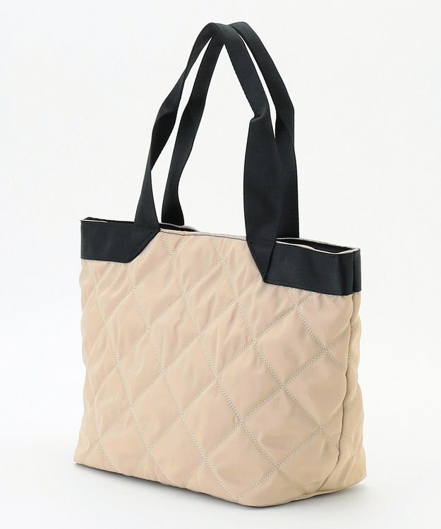 ANY キルティングトートバッグ ベージュ