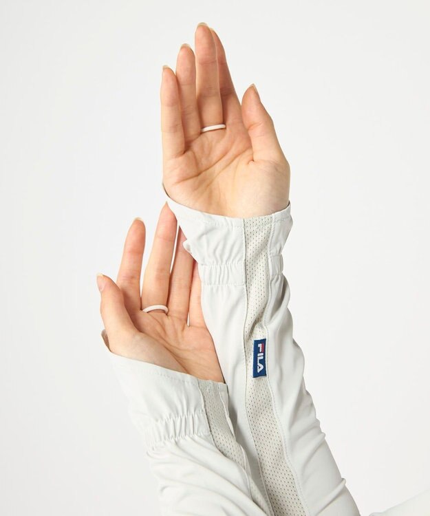 FILA GOLF／marie claire 【FILA GOLF】アームカバー ライトグレー