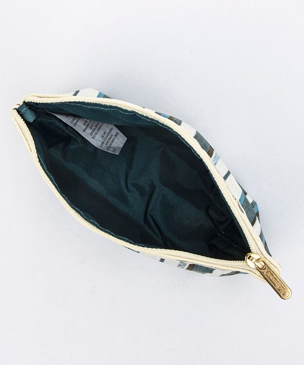 LeSportsac SMALL SLOAN COSMETIC/ティールグリーンストライプ ティールグリーンストライプ