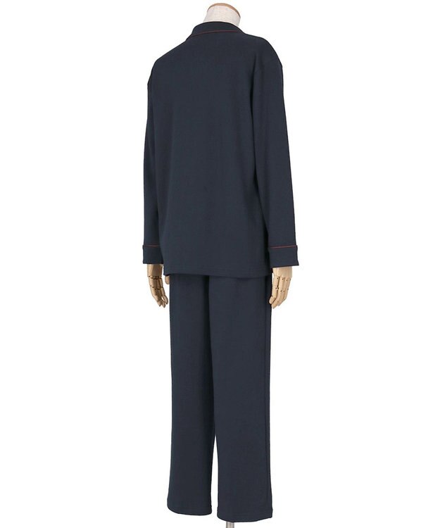 ワコール／睡眠科学 メンズ パジャマ 綿100%(本体) あったか 長袖 長ズボン YGW451 睡眠科学／ワコール コン