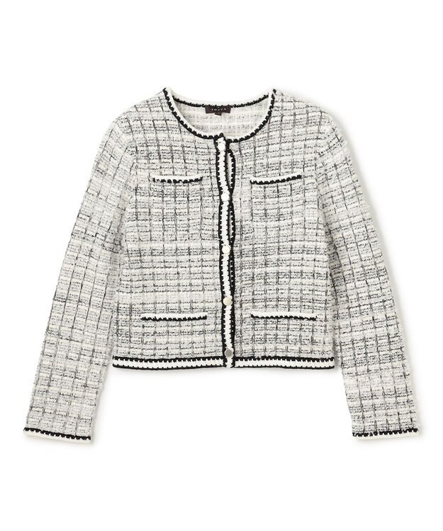 TOCCA 【百田夏菜子さん着用】FLUFFY PATH ニットジャケット ブラック系5