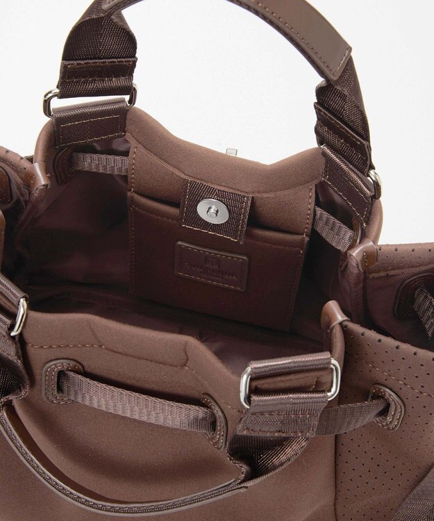 TOPKAPI 【TREASURE TOPKAPI】ネオプレン 2way ミニ トートバッグ ブラウン