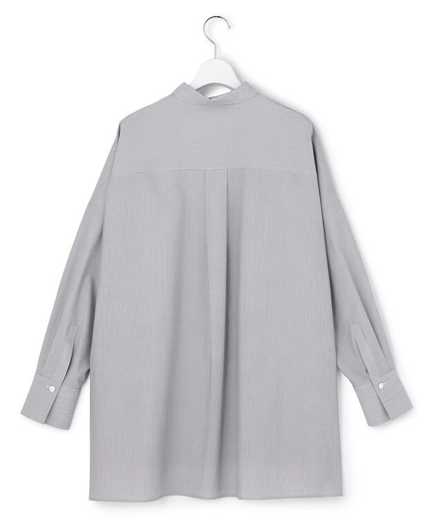 ICB 【先行予約】 クリーンブロード ポンチョシャツ ブラックストライプ