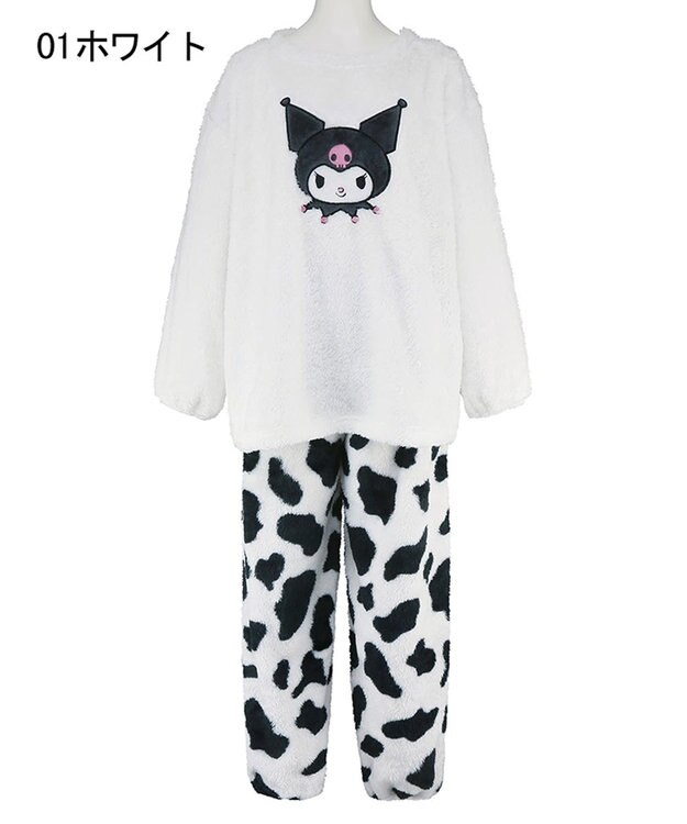 San-ai Resort（三愛水着楽園） 【SALE】【UNISEX】温活にもぴったり！クロミペアルームウェアセット 【northerly】【サンリオキャラクターズ×San-ai Resortコラボ】 ホワイト