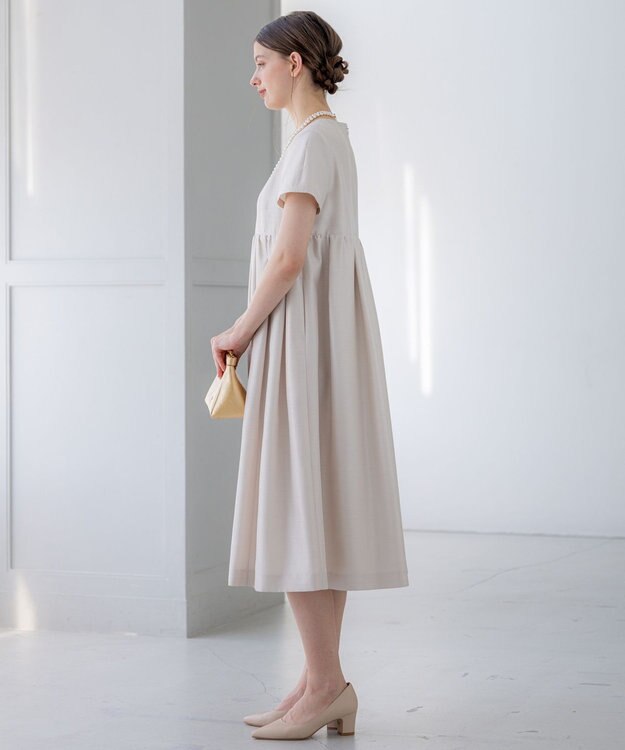 23区 L 【APPLAUDIR】トリアセシャンタン ドレス シャンパン