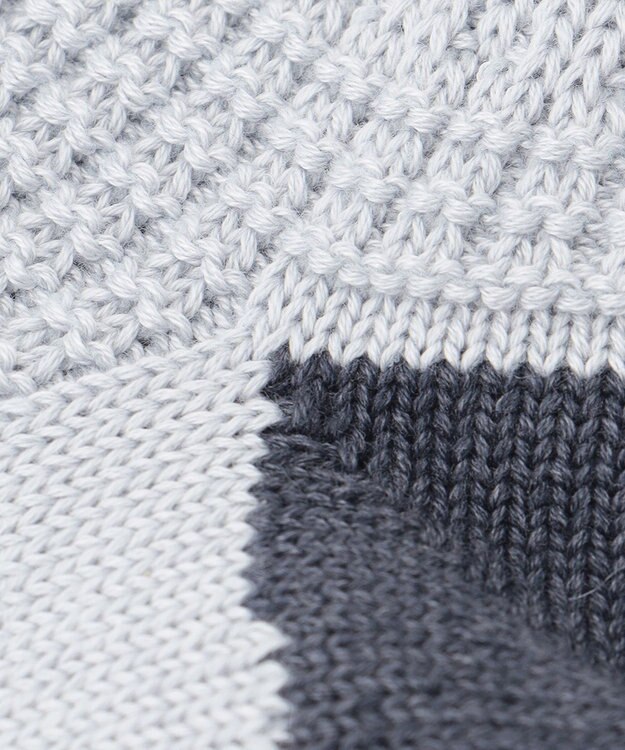 23区GOLF 【23Fondation】ショート丈 ソックス ライトグレー系