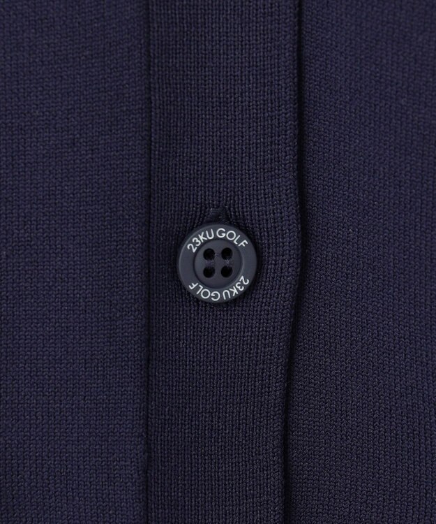 23区GOLF 【WOMEN】【ウォッシャブル】ニットカーデガン ネイビー系