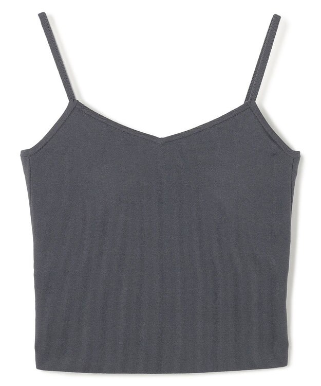 uncrave スムースニット キャミソール(カップ付き) ブルーグレー