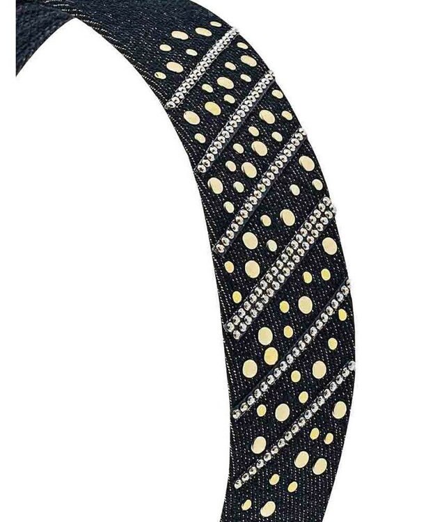 ACCA ブラックリボンデニムカチューシャ ブラック