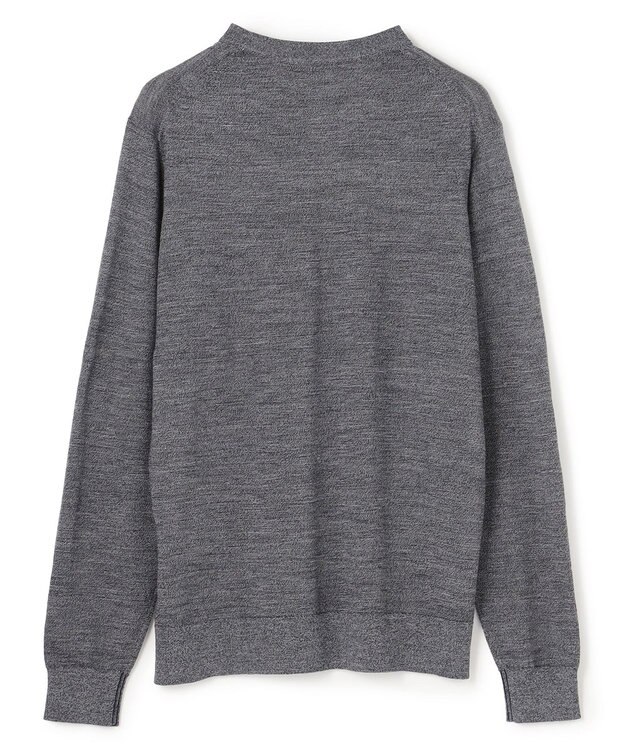 JOSEPH HOMME ウォッシャブルメリノ　クルーネックニット ライトグレー系