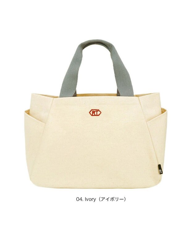 ROOTOTE 3671【仕切り+自立】LT.デリ.パルーティ.キャンバス-A 04：アイボリー